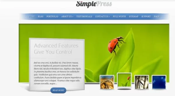 Elegant Themes SimplePress 5.5.14 GPL Theme
