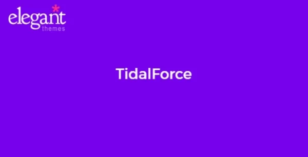 Elegant Themes TidalForce 5.2.13 GPL Theme