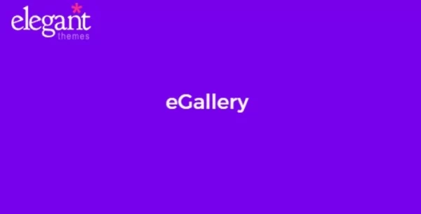Elegant Themes eGallery 4.7.13 GPL Theme