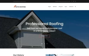 Elite Roofing Company WordPress Theme 1.0.0 GPL Theme