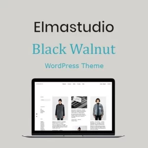 ElmaStudio Black Walnut WordPress Theme 1.0.7 GPL Theme