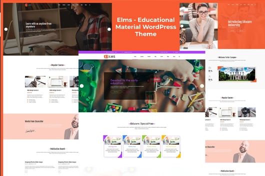 Elms Educational Material WordPress Theme 1.0.0 GPL Theme 1 Elms Educational Material WordPress Theme 1.0.0 GPL Theme
