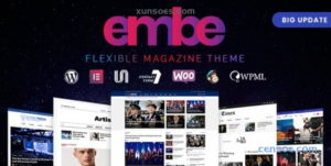 EmBe Flexible Magazine WordPress Theme 2.2.0 GPL Theme