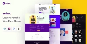 Enthor Creative Portfolio WordPress Theme 1.0.8 GPL Theme