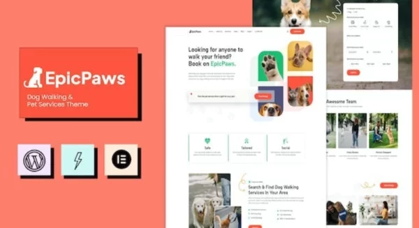 EpicPaws – Dog Walking Pet Services Theme 1.3 GPL Theme