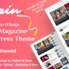 Errin Newspaper Personal Blog WordPress Theme 1.0.6破解版主题