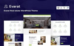 Evarat Real estate WordPress Theme 1.0.0 GPL Theme