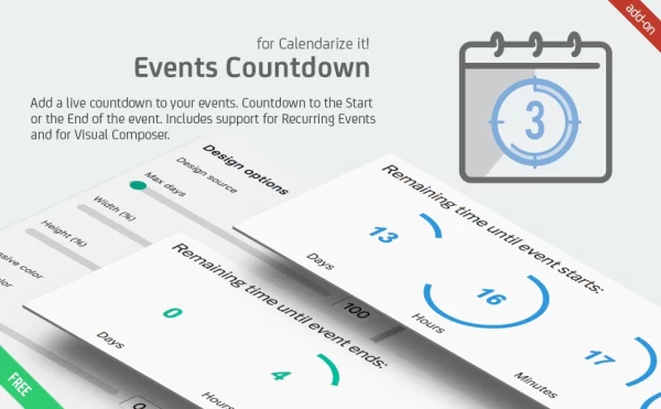 Event Countdown for Calendarize it! 1.0.7.100180 GPL Plugins