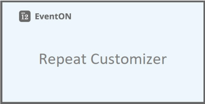 EventOn Repeat Customizer 2.0.2 GPL Plugins 1 EventOn Repeat Customizer 2.0.2 GPL Plugins