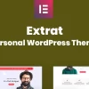 Extrat Personal Portfolio Responsive WordPress Theme 1.0.0破解版主题