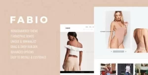 Fabio WooCommerce Shopping Theme 1.8 GPL Theme