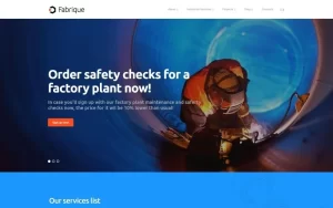 Fabrique Industrial Engineering WordPress Theme 1.0.0 GPL Theme