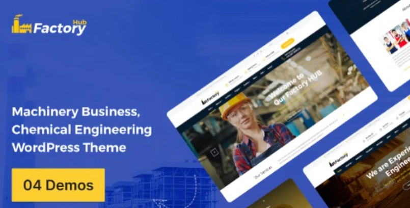 Factory HUB – Industrial Business WordPress Theme 1.4.0 GPL Theme 1 Factory HUB – Industrial Business WordPress Theme 1.4.0 GPL Theme