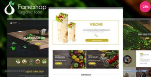 Fameshop  – Organic, Bio WooCommerce WordPress Theme 1.1.8 GPL Theme