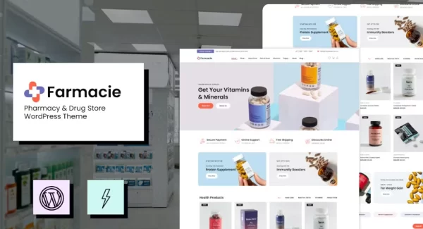 Farmacie Pharmacy Drug Store Theme 1.2.1 GPL Theme