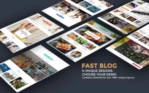 FastBlog The Perfect Blog WordPress Theme 7.5.2 GPL Theme