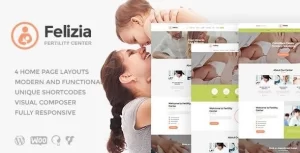 Felizia | Fertility Center Medical WordPress Theme 1.1.2 GPL Theme