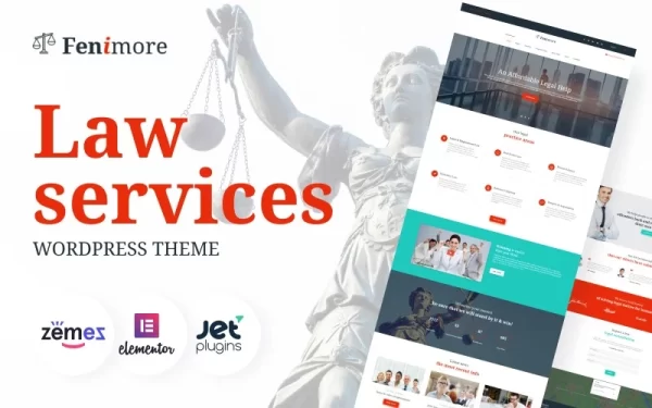 Fenimore Law Firm WordPress Theme 1.0.1 GPL Theme