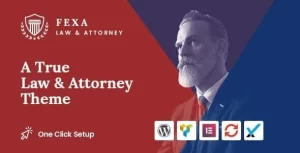 Fexa- Lawyer Attorney WordPress Theme 1.0.2 GPL Theme