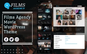 Films Agency Movie WordPress Theme 1.00 GPL Theme