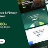 FinFlow Banking Finance Fintech WordPress Theme 2.0.4破解版主题