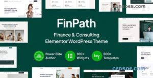 FinPath Finance Consulting Elementor WordPress Theme 1.2 GPL Theme