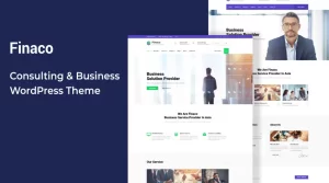 Finaco Consulting Business WordPress Theme 2.1 GPL Theme