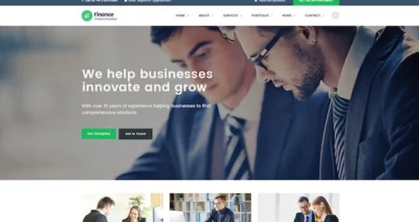 Finance  – Consulting, Accounting WordPress Theme 1.0 GPL Theme