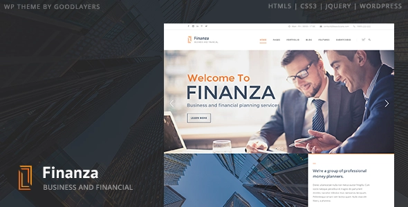 Finanza Business Financial WordPress 1.3.4 GPL Theme 1 Finanza Business Financial WordPress 1.3.4 GPL Theme