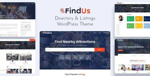 Findus Directory Listing WordPress Theme 4.43 GPL Theme 1 Findus Directory Listing WordPress Theme 4.43 GPL Theme