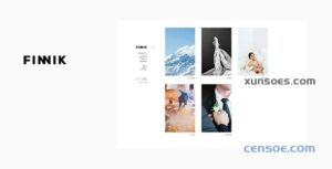 Finnik Minimal WordPress Theme for Photographers 2.1.0 GPL Theme