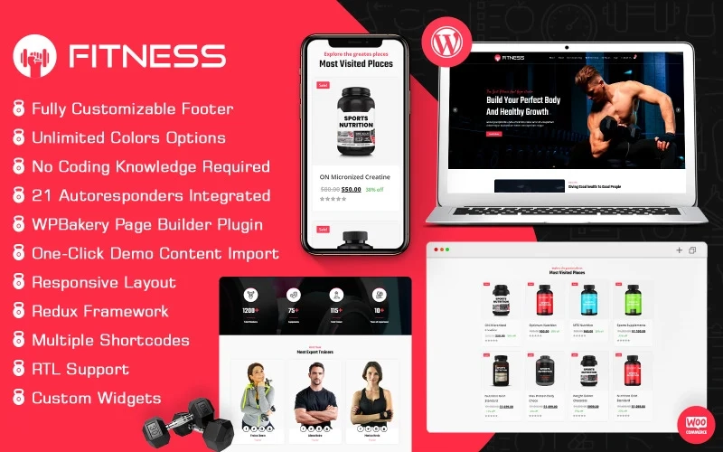 FitX Gym Fitness WordPress Theme 1.0.0 GPL Theme 1 FitX Gym Fitness WordPress Theme 1.0.0 GPL Theme