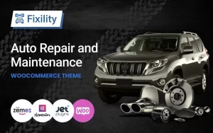 Fixility Auto Tuning, WordPress Car Repair Services Theme WordPress Theme 1.0.0 GPL Theme