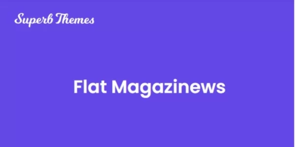 Flat Magazinews 113.6 GPL Theme