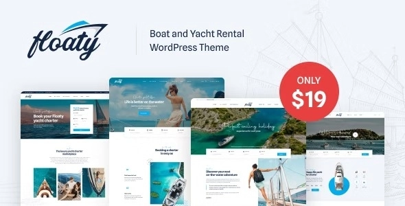 Floaty Boat Yacht Rental WordPress Theme 1.0.1 GPL Theme