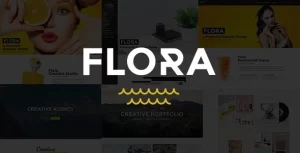 Flora Responsive Creative WordPress Theme 1.7.3.2 GPL Theme