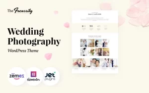 Focussity Wedding Photography WordPress Theme 1.0.0 GPL Theme