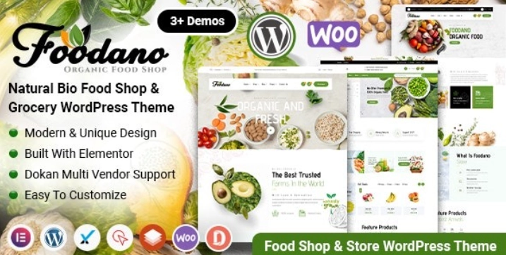 Foodano Natural Food Shop Grocery WordPress Theme 1.0.1 GPL Theme 1 Foodano Natural Food Shop Grocery WordPress Theme 1.0.1 GPL Theme