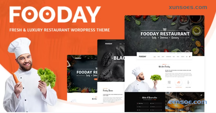Fooday Fresh Luxury Restaurant WordPress Theme 1.4.3 GPL Theme 1 Fooday Fresh Luxury Restaurant WordPress Theme 1.4.3 GPL Theme