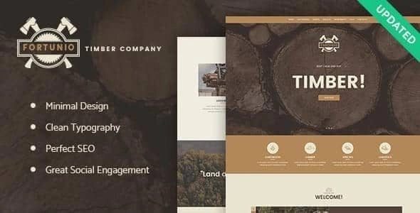 Fortunio Timber / Forestry / Wood Manufacture WordPress Theme 1.2.1 GPL Theme 1 Fortunio Timber / Forestry / Wood Manufacture WordPress Theme 1.2.1 GPL Theme