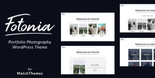 Fotonia Portfolio Photography Theme for WordPress 1.6.21 GPL Theme