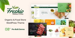 Freshio Organic Food Store WordPress Theme 2.2.0 GPL Theme