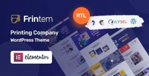 Frintem Printing Company WordPress Theme 1.0.4 GPL Theme