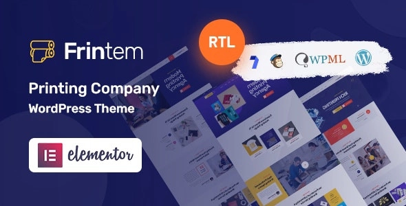 Frintem Printing Company WordPress Theme 1.0.4 GPL Theme 1 Frintem Printing Company WordPress Theme 1.0.4 GPL Theme
