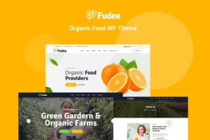 Fudee Organic Food Elementor WordPress Theme 1.0 GPL Theme