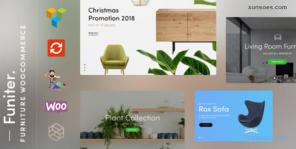 Funiter  – Elegant furniture shop for WooCommerce 1.3.4 GPL Theme