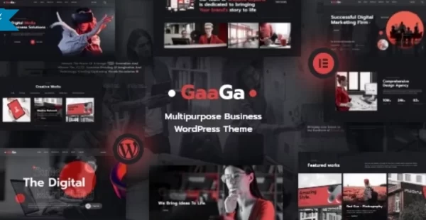 Gaaga Creative Agency Theme 1.0.9 GPL Theme