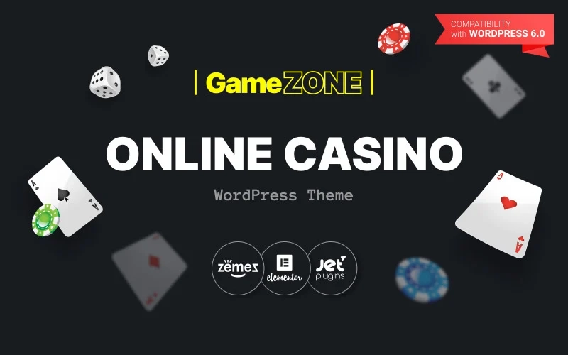 GameZone Online Casino WordPress theme WordPress Theme 1.0.1 GPL Theme 1 GameZone Online Casino WordPress theme WordPress Theme 1.0.1 GPL Theme