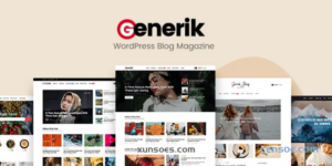 Generik Multipurpose WordPress Blog Magazine Theme 1.1 GPL Theme