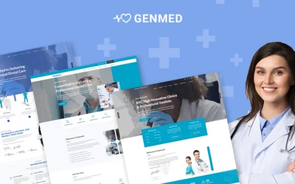 Genmed | Multipurpose Medical WordPress theme WordPress Theme 1.0.5 GPL Theme
